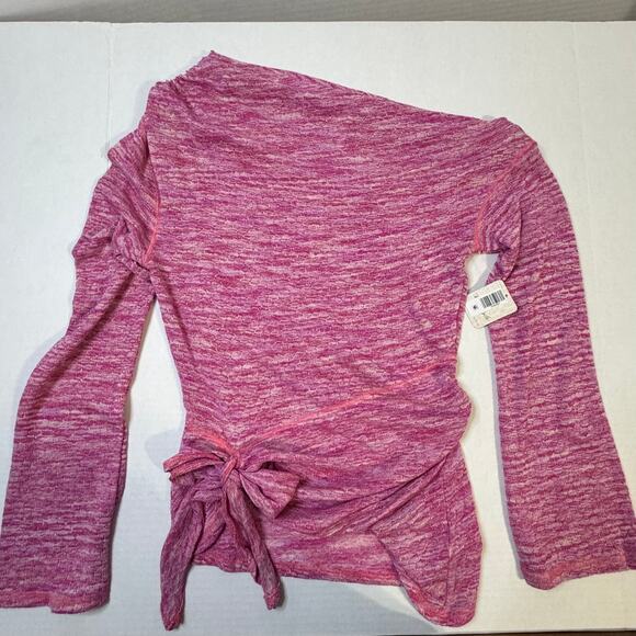 Free People Golden Hour Top in Strawberry Fields Off the Shoulder Size Small NWT - Picture 4 of 7